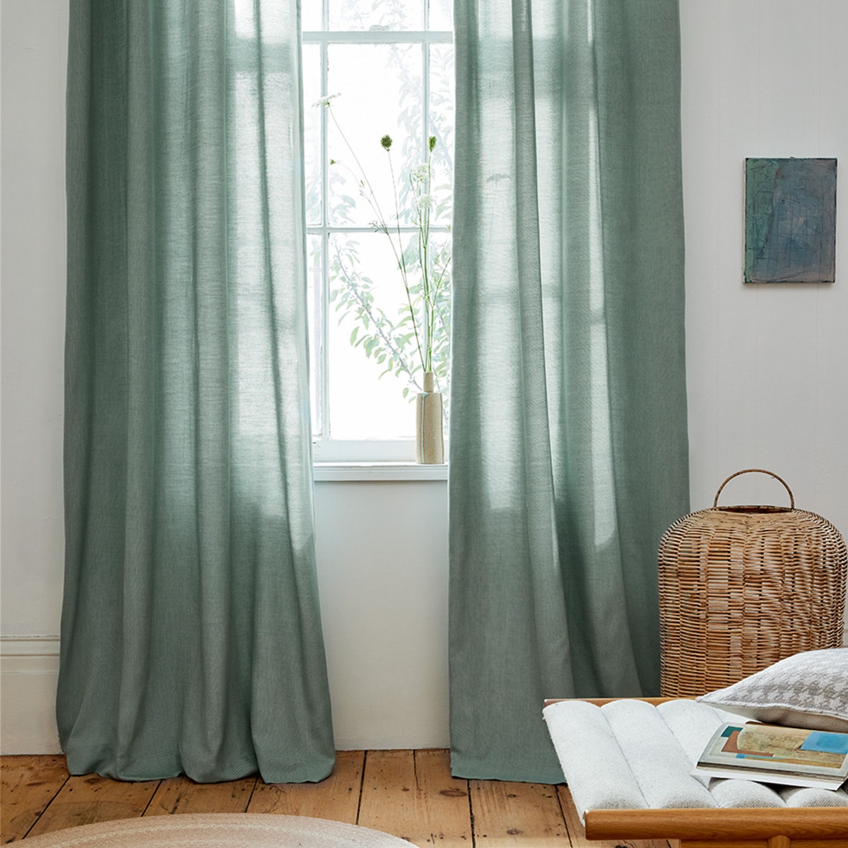 Sunbrella® Marx Light Filtering Grommet Curtain